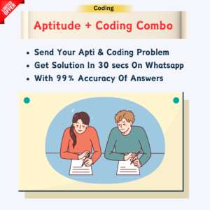 Aptitude And Coding Exam Help