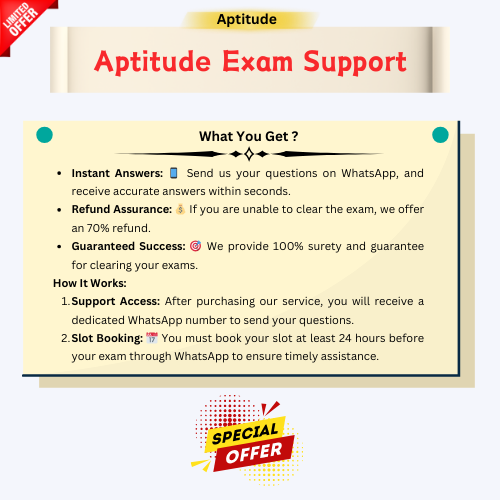 Aptitude Exam Assistance